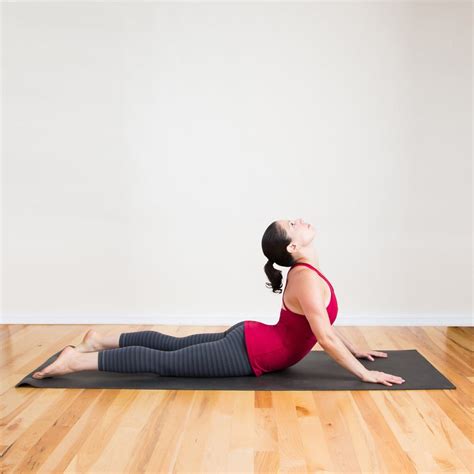 Cobra Pose (Bhujangasana) is a great way to strengthen the muscles of the back body and core, expand the chest and throat, and open the lungs. Triangle Pose (Trikonasana) is a heating yoga pose that fires up Manipura chakra (Solar Plexus), strengthens the core, and creates focus. 